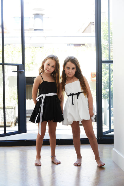 Bailey White Satin Ballet Dress