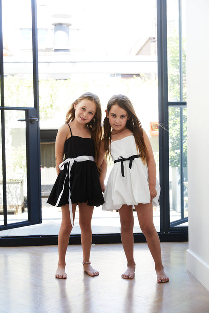 Bailey White Satin Ballet Dress