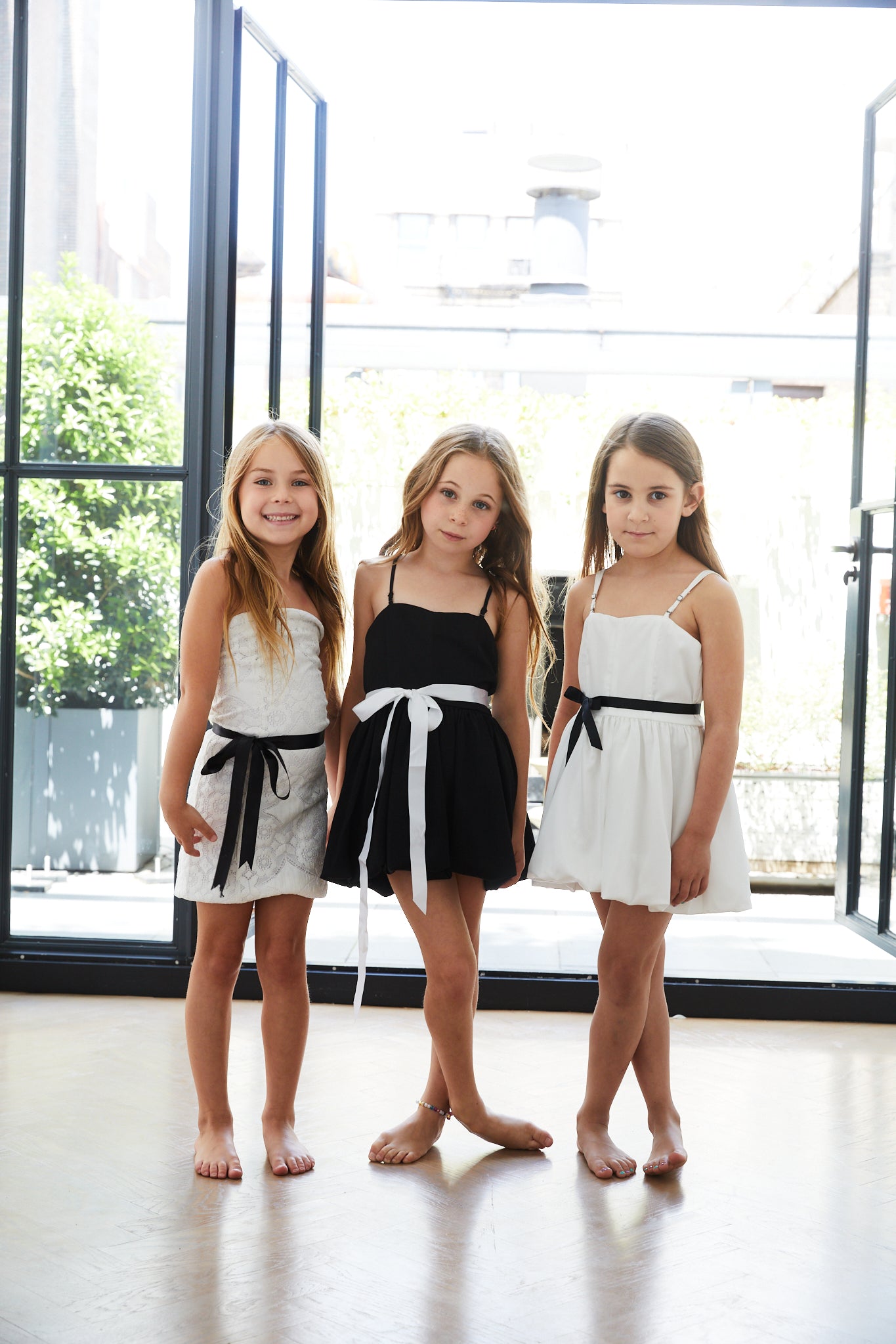 Bailey Black Satin Ballet Dress