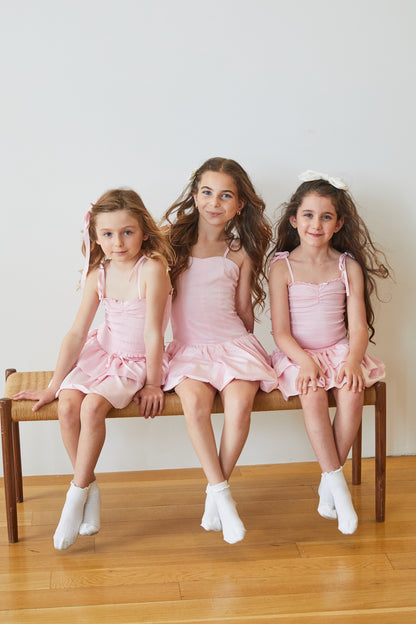 Bailey Pastel Pink Satin Ballet Dress