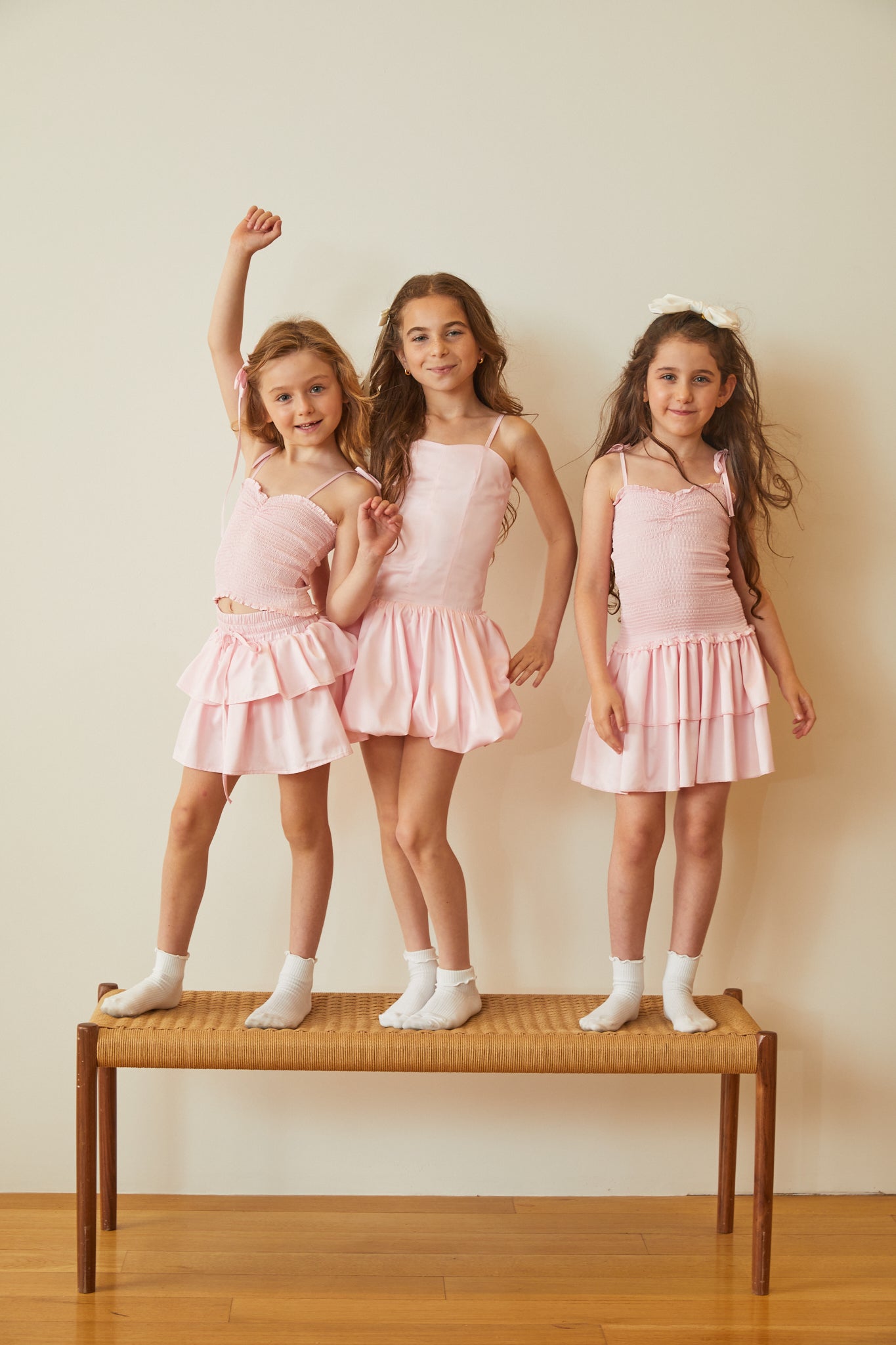 Willow Pastel Pink Satin Skort