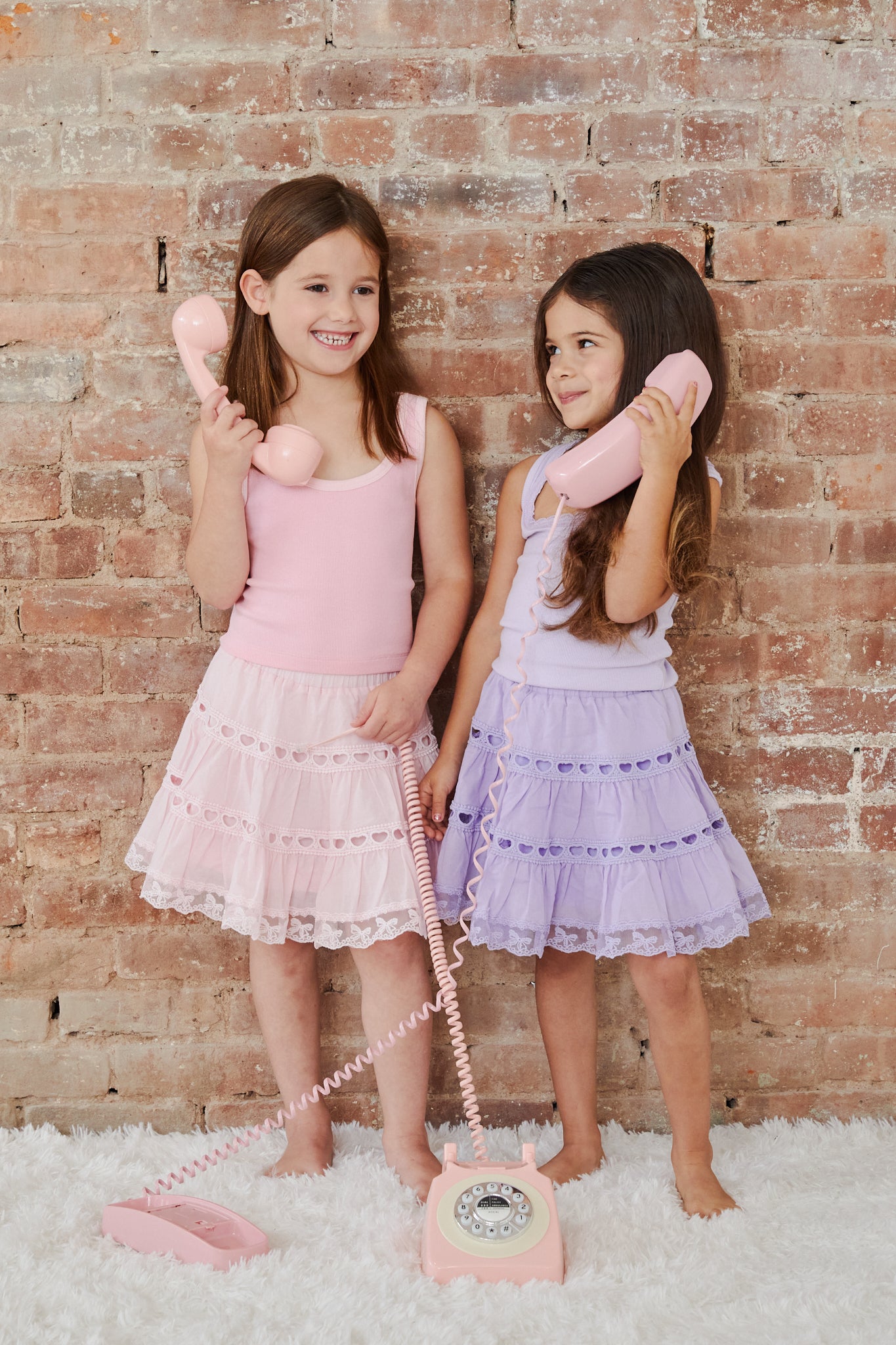 Sofia Pink Mini Skirt S26