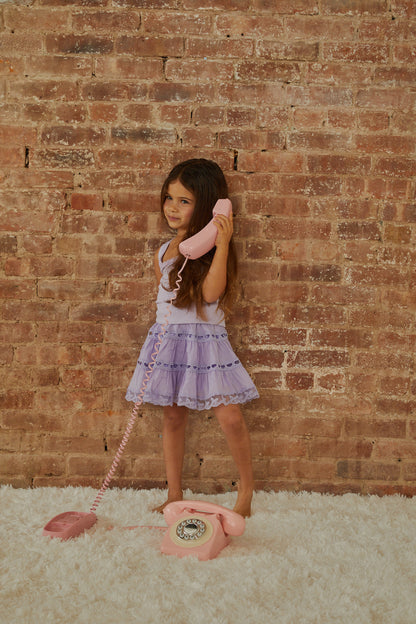 Harlow Pastel Lavender Heart Cut Out Tank