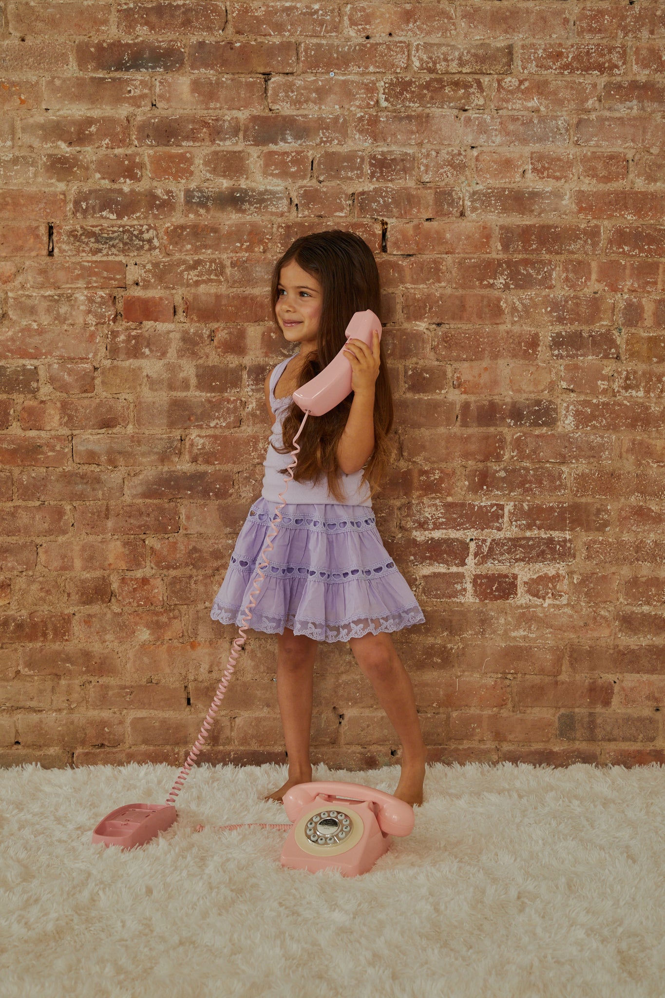 Harlow Pastel Lavender Heart Cut Out Tank