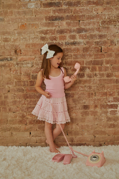 Sofia Pink Mini Skirt S26