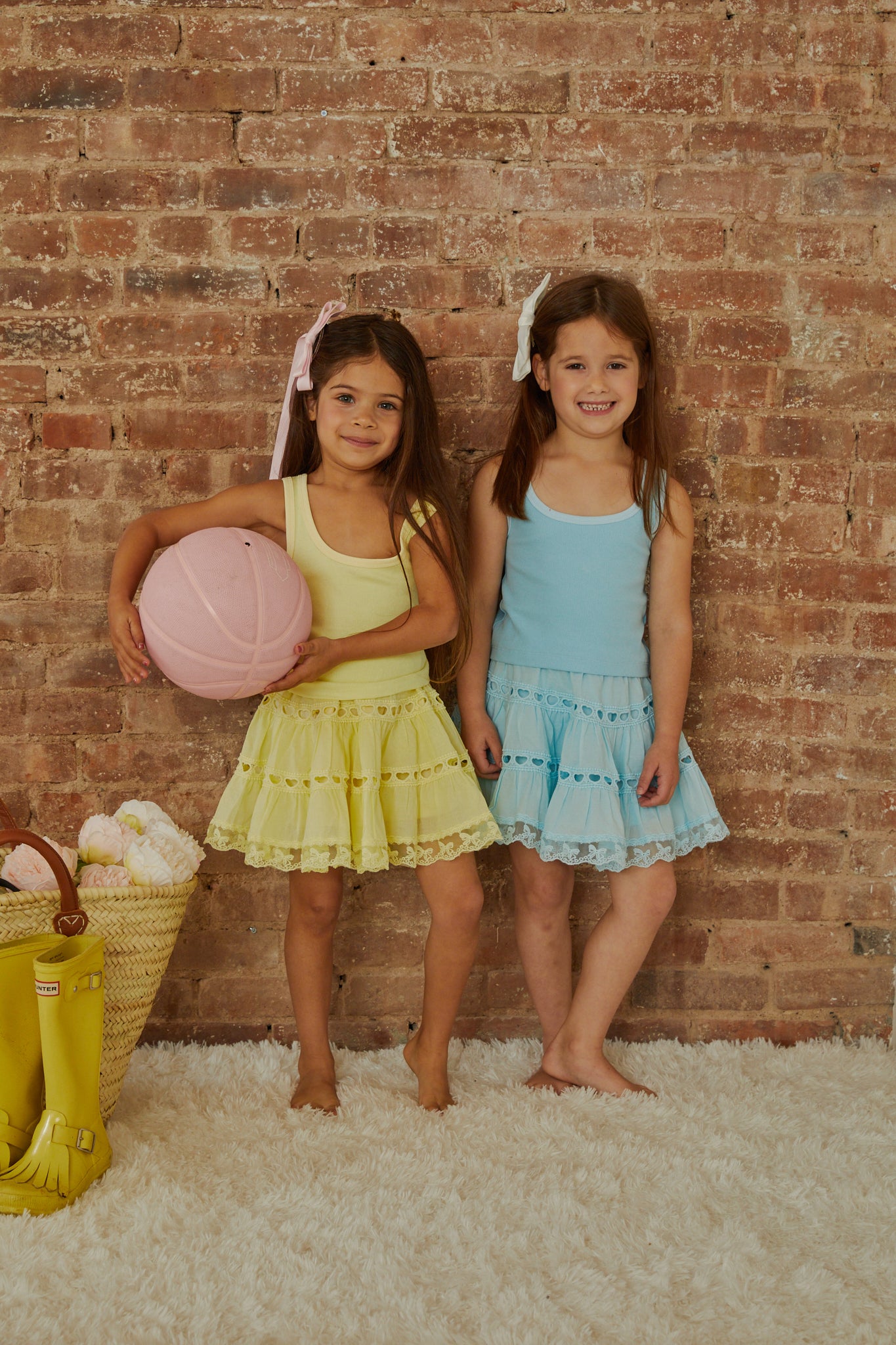 Sofia Pastel Yellow Mini Skirt