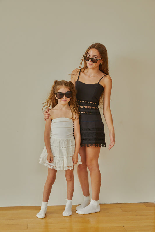 Sofia White Mini Skirt S26