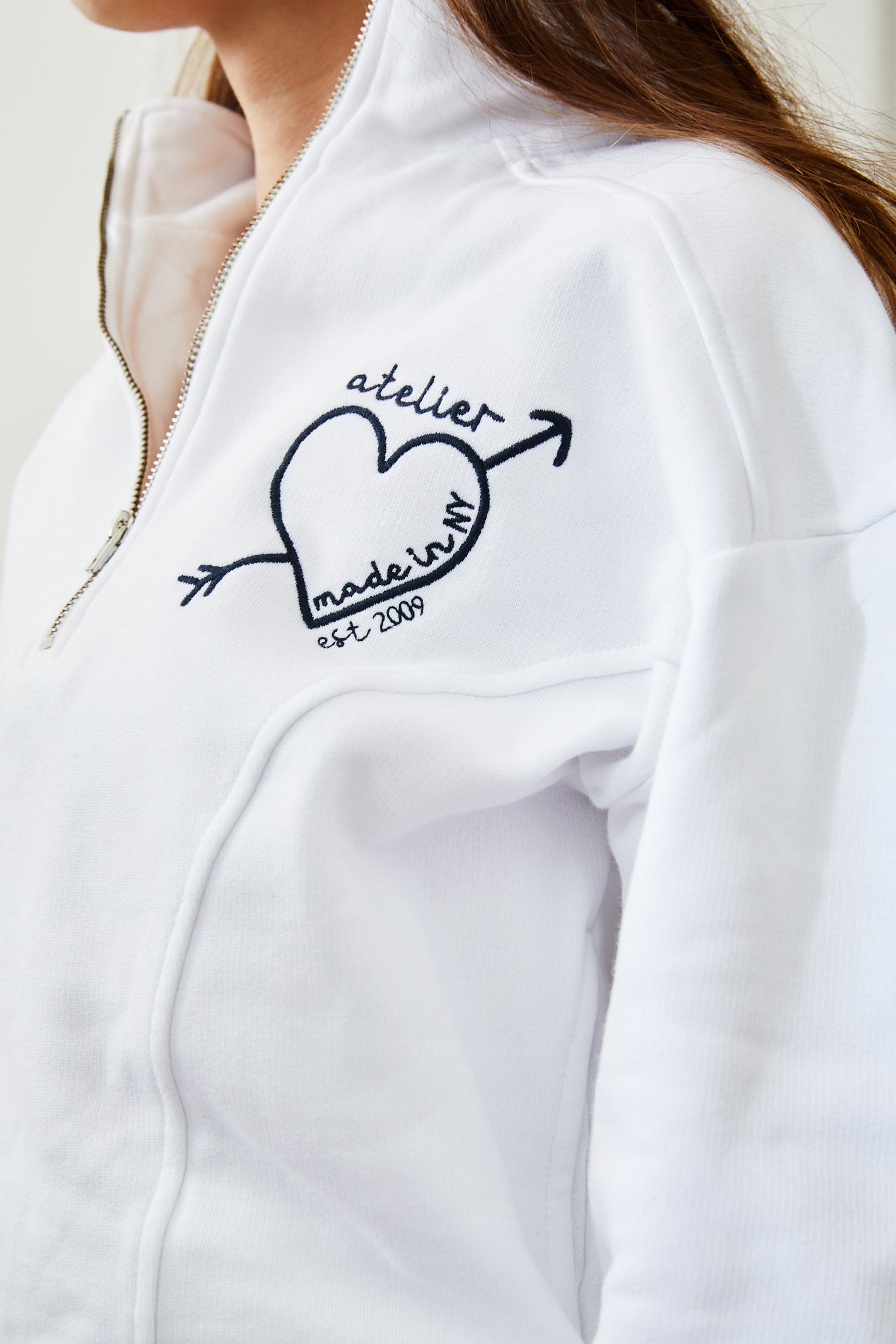 Crosby Half Zip Sweatshirt - Atelier