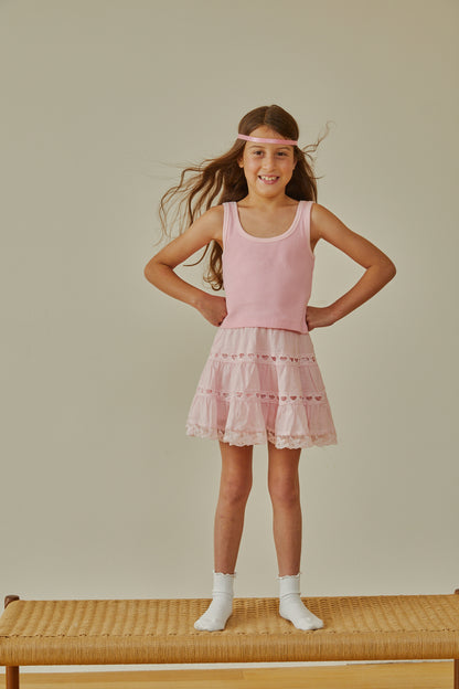 Sofia Pink Mini Skirt S26