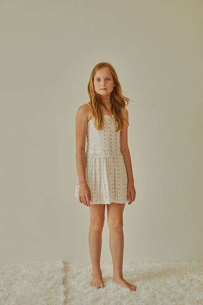 Daniela White Heart Lurex Ballet Dress