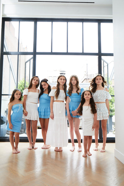 Bella White Maxi Dot with Tassels