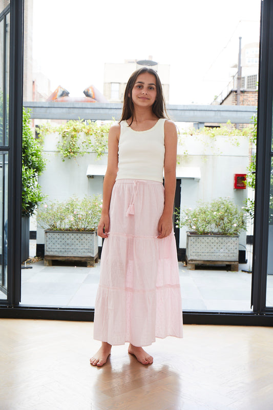 Bella Pink Maxi with Tassels