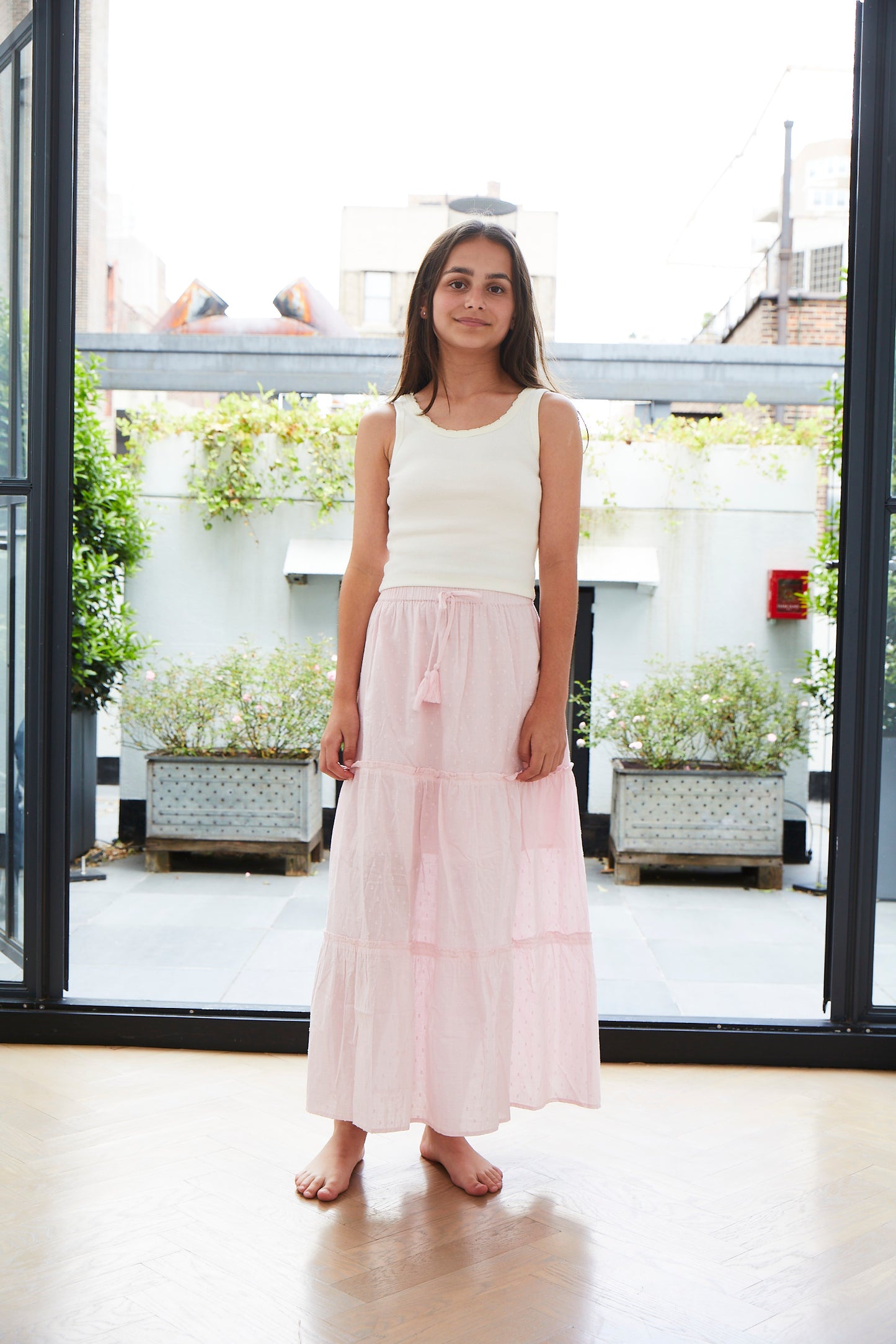 Bella Pink Maxi with Tassels