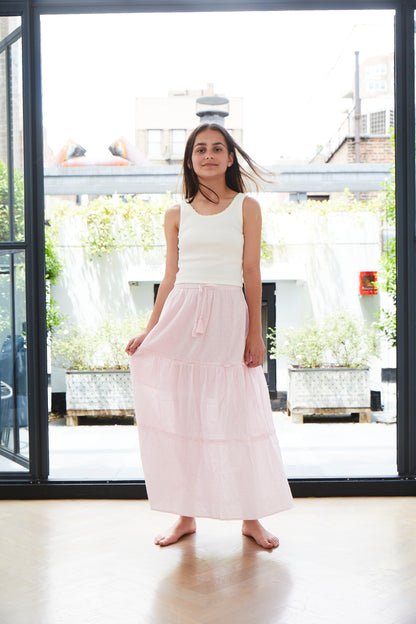 Bella Pink Maxi with Tassels