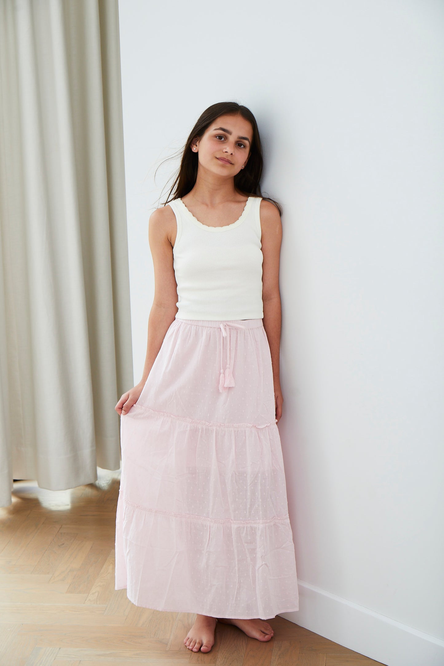Bella Pink Maxi with Tassels
