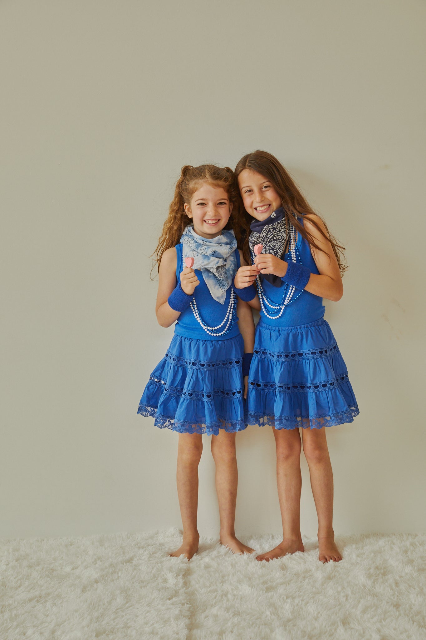 Stella Camp Blue Ribbed Tank
