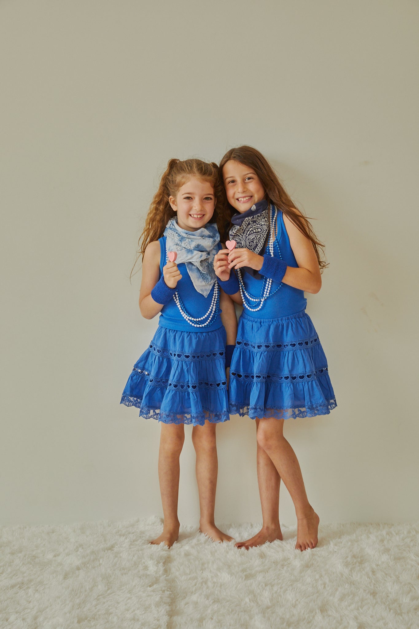 Stella Camp Blue Ribbed Tank