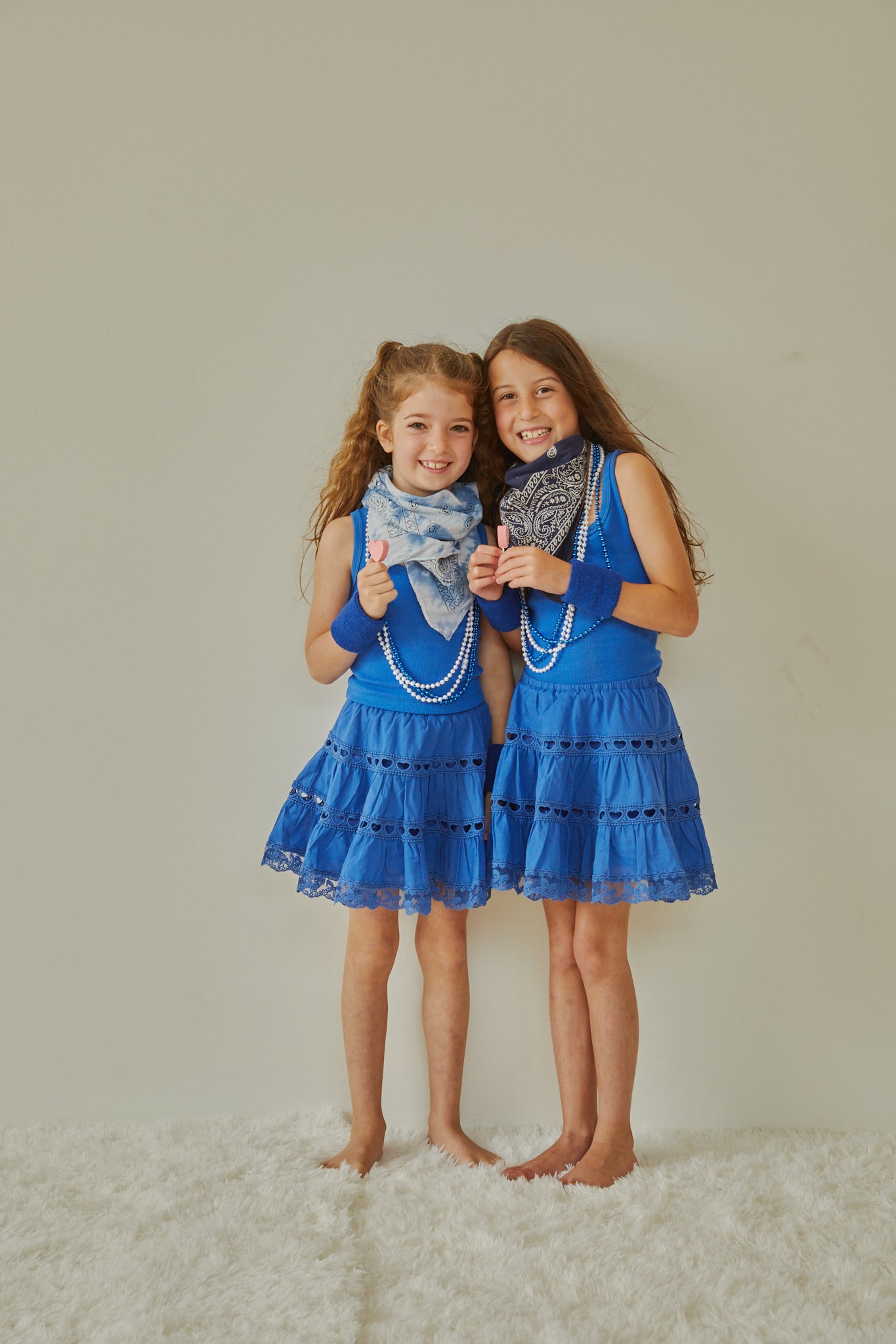 Stella Camp Blue Ribbed Tank