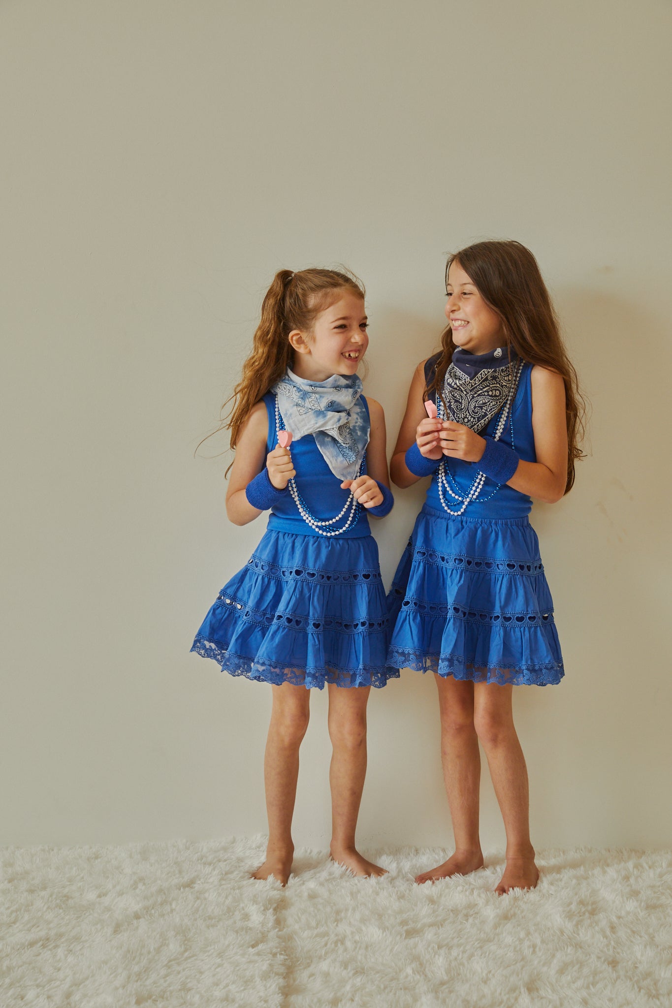 Stella Camp Blue Ribbed Tank