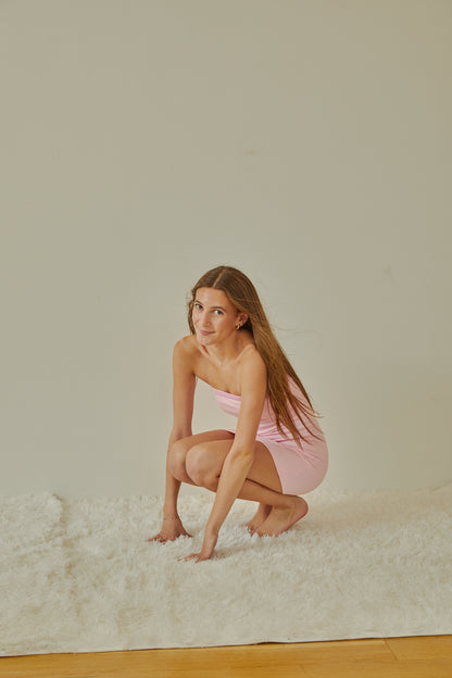 Stevie Pastel Pink Tube Dress