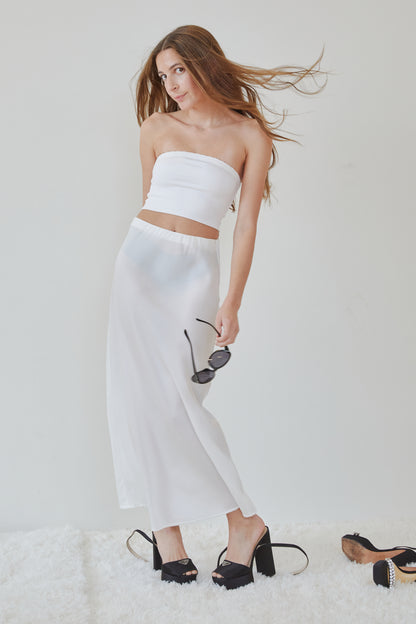 Alexa White Tube Top