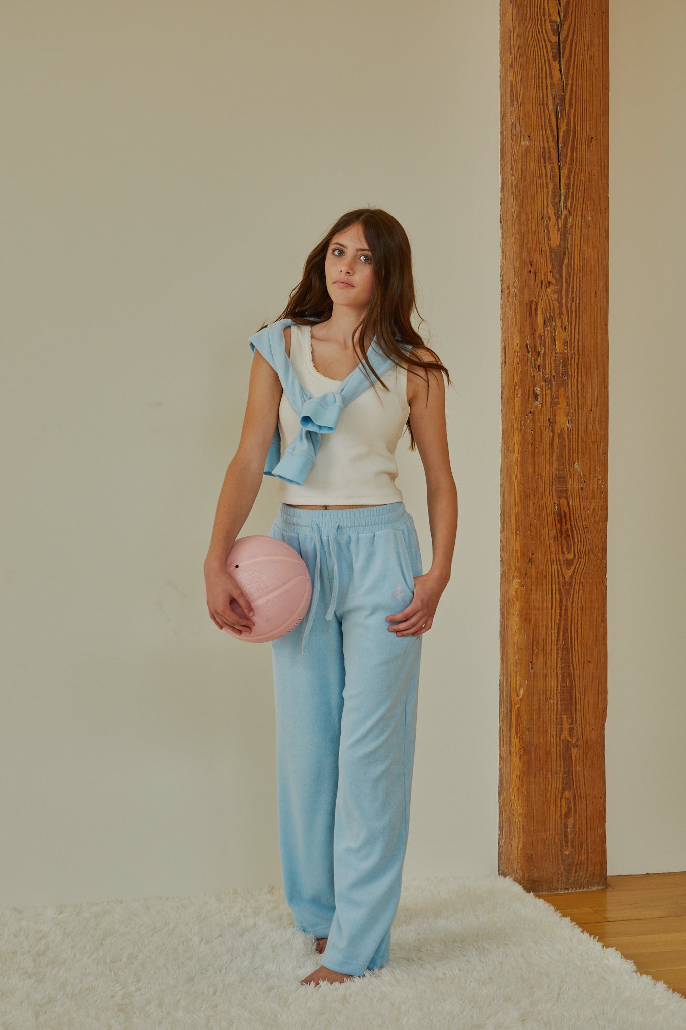 Harlow White Heart Cut Out Tank (S26)