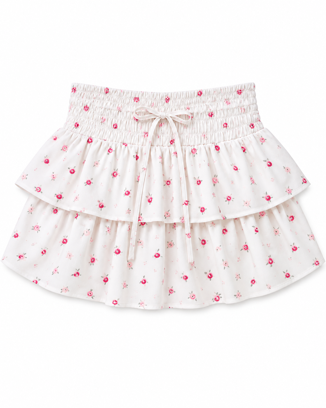 Willow Theme Ditsy Champagne Satin Skort