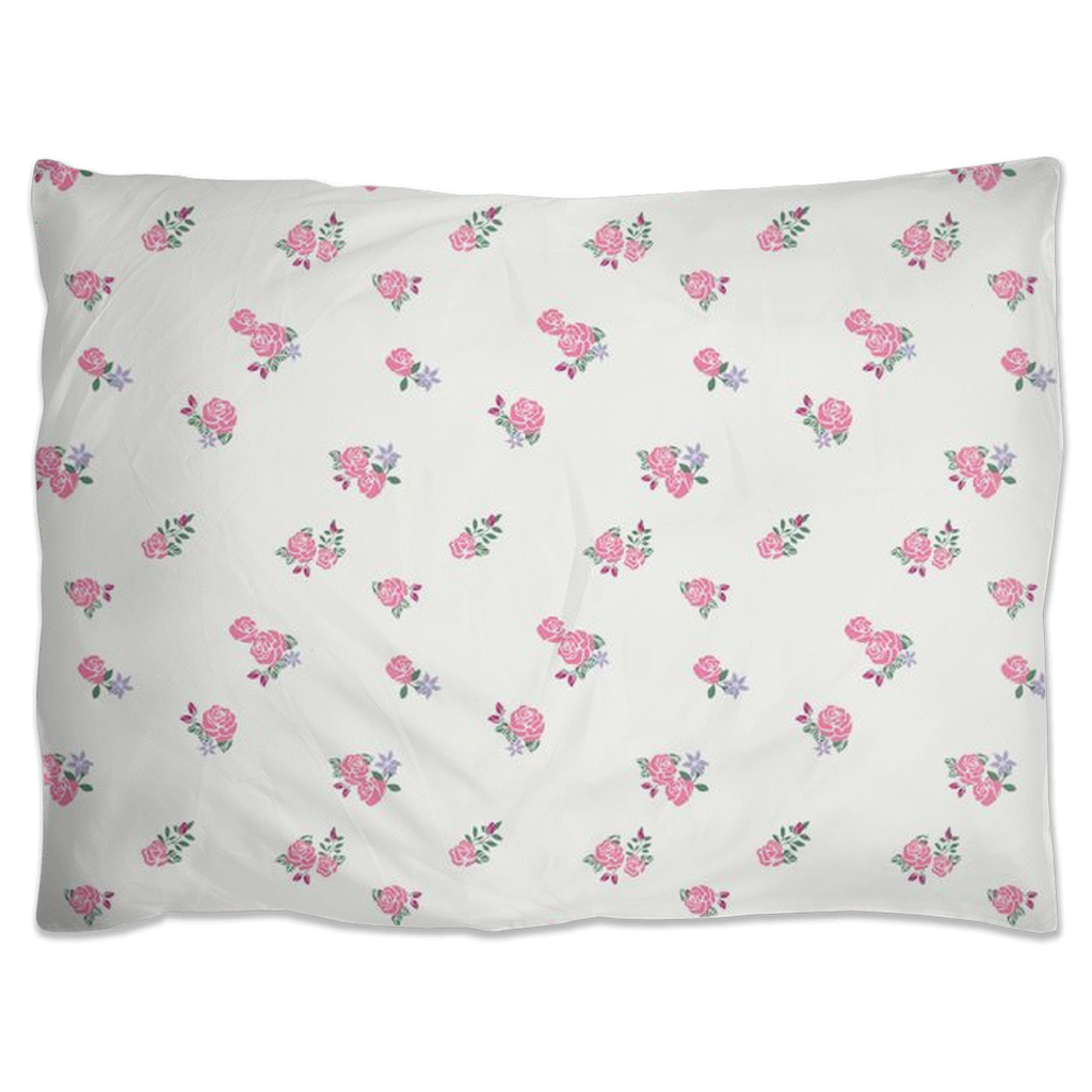 Pink Rose Pillow Shams