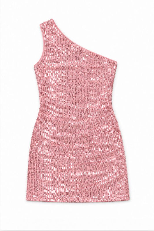 Billie Pink Sequin Dress