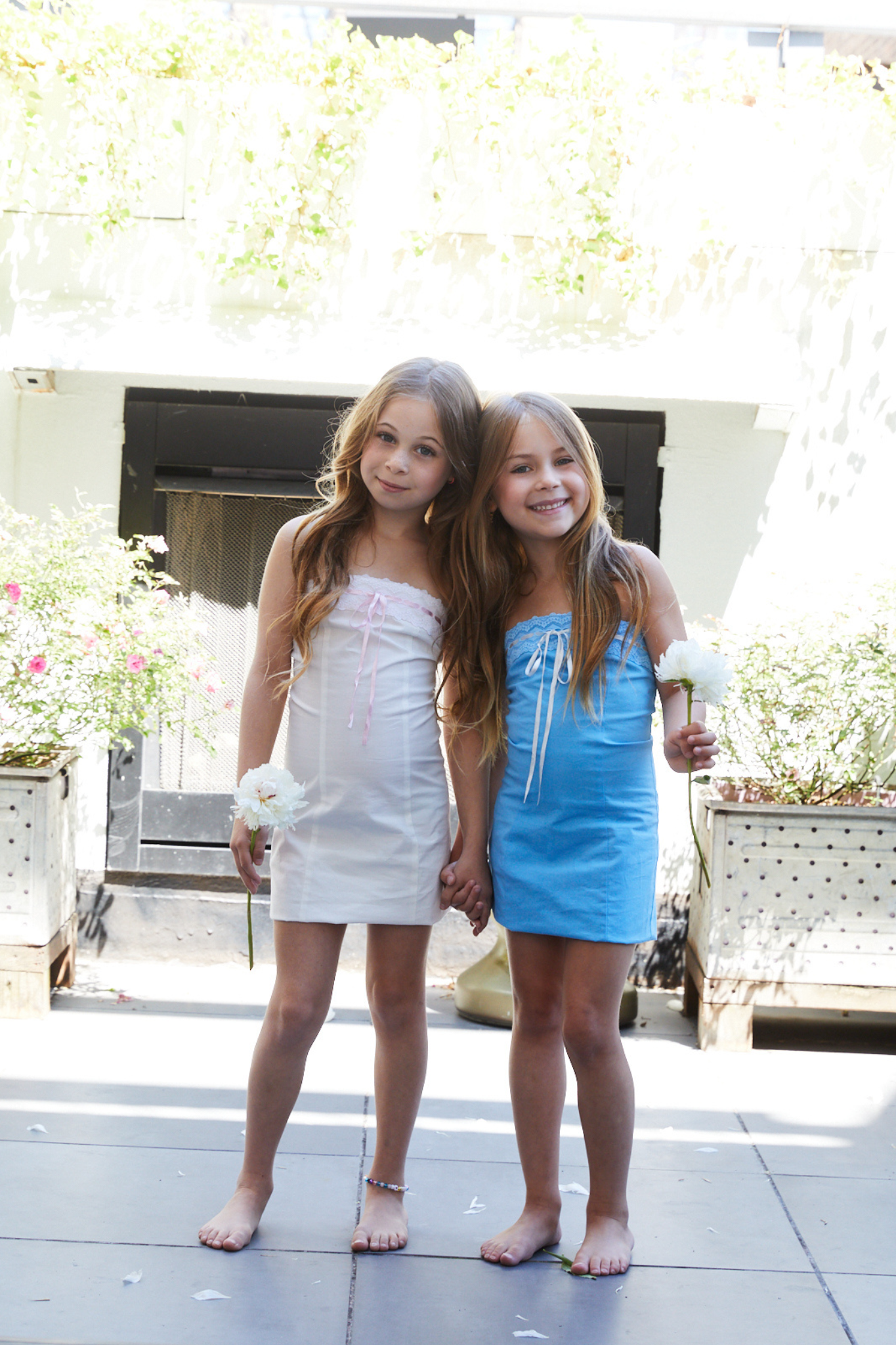 Sienna Ribbon Dress Sky Blue