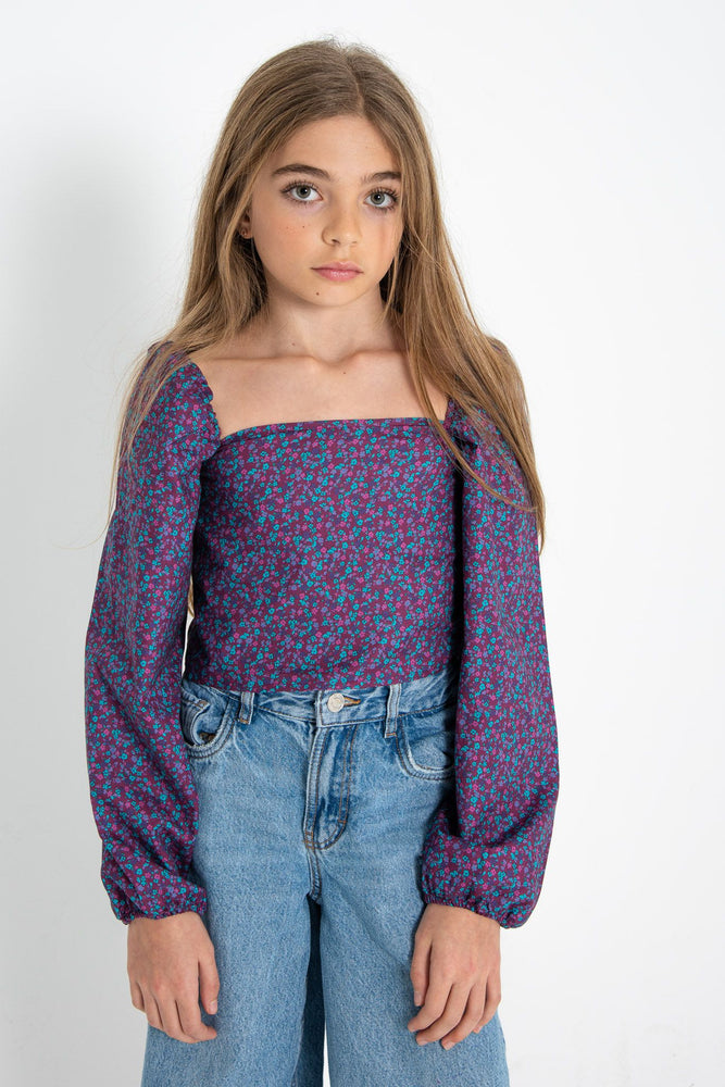 The Zoe Top - Ditsy Fall