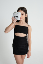 The Liv Dress - Reversible Mesh Black