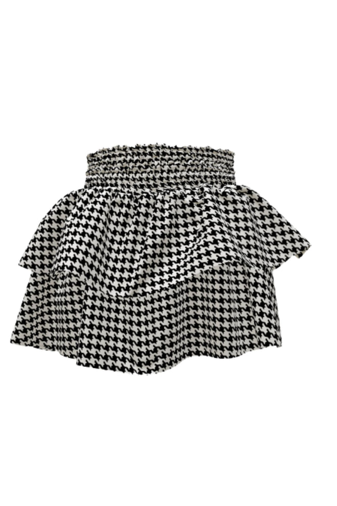 The Jules Mini - Black and White Houndstooth