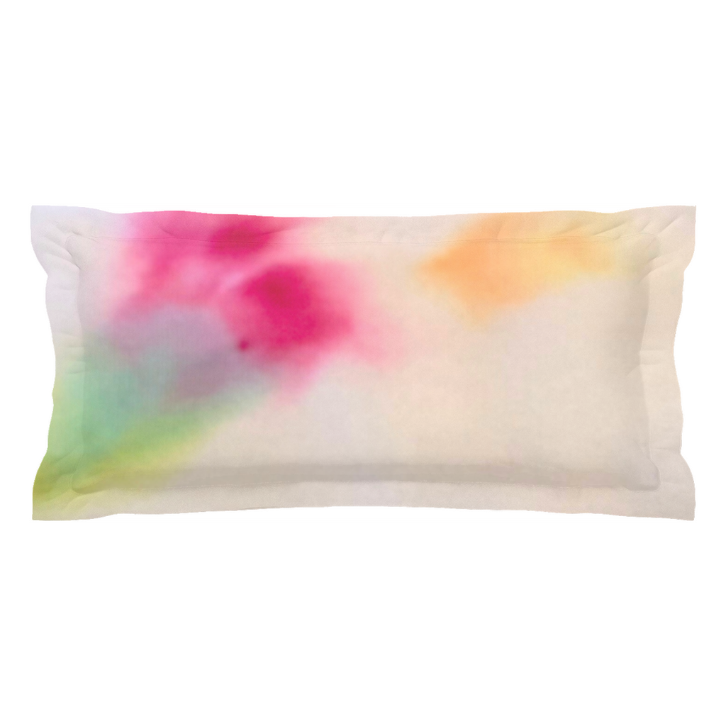 Happy Pillow Shams with trim