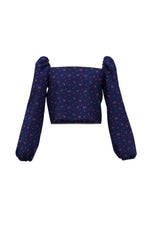 The Jordyn - Navy Polka Dot