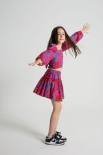 The Drew Mini - Fall Pink 70's Floral