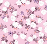 Waverly Dress - Pink & White Rose