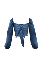 The Zoe Top - Vintage Blue Jean
