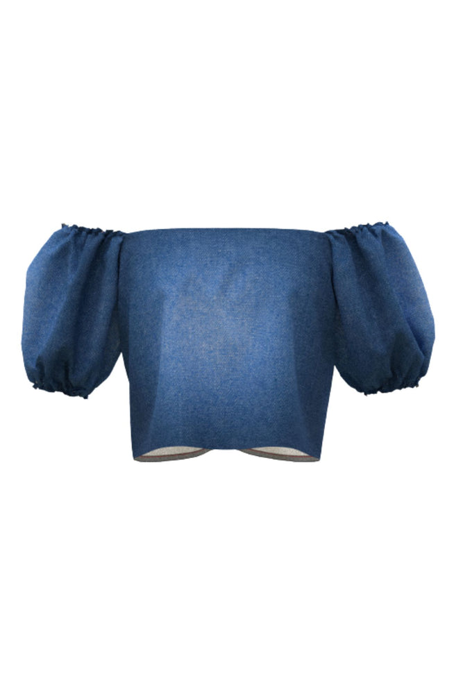 The Shai Top - Vintage Blue Jean